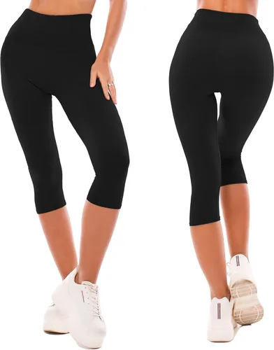 Miniatura 2 de SINOPHANT - Leggings de tiro alto para mujer, pantalones de yoga suaves, cortos y largos para entrenamiento atlético