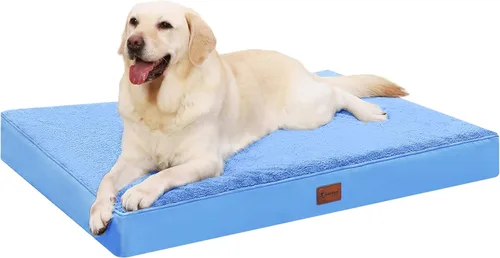 Miniatura 7 de Camas ortopédicas impermeables para perros pequeños, cama ortopédica para jaula con funda extraíble lavable, alfombrilla de espuma para mascotas