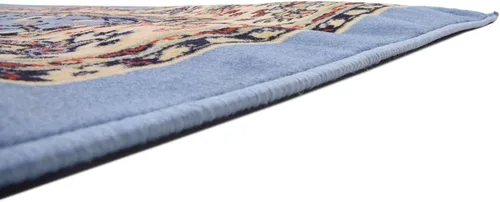 Miniatura 301 de Unique Loom Colección Sialk Hill - Alfombra de área Washington (3 pies 3 pulgadas x 5 pies 3 pulgadas, rectángulo, burdeos/crema)