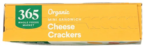 Miniatura 5 de 365 by Whole Foods Market, Galletas de mini sándwich de queso orgánico, 7.5 onzas