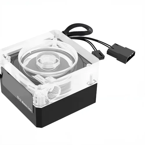 Miniatura 8 de Bomba de enfriador de agua de CPU, bomba para sistemas de refrigeración por agua de PC, soporte PWM -500L/H-G1/4 Agujero roscado