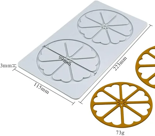 Miniatura 3 de TUKE Moldes de silicona con hojas 3D, para pastel de flores, para fondant, hojas de abeja, moldes de pastelería, impresión de rosas, molde de encaje