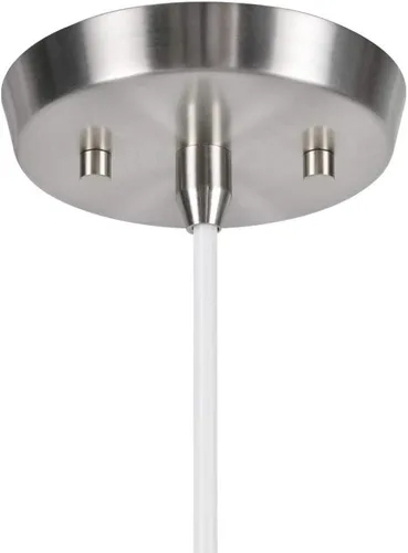 Miniatura 2 de Aspen Creative, Beige, 72561-11 Two Hanging Pendant Ceiling Light with Transitional Hardback Empire Fabric Lamp Shade, 20" Width