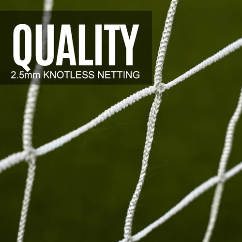 Miniatura 5 de QUICKPLAY GS Porterías de Fútbol - Portería de Fútbol de Acero Galvanizado Súper Duradera [5 Tamaños] Tamaños Reglamentarios, Red Profunda, Movible