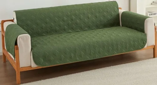 Miniatura 12 de Fundas para sofá de 3 plazas y 2 plazas y 1 plaza, funda de sofá reversible, funda acolchada ajustable para sofá, protectores impermeables