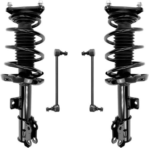 Miniatura 46 de Detroit Axle - Kit de puntales delanteros 2WD para Ford F-150 2005-2008 Lincoln Mark LT 2005-2008, 2 puntales con muelle helicoidal, 2 enlaces