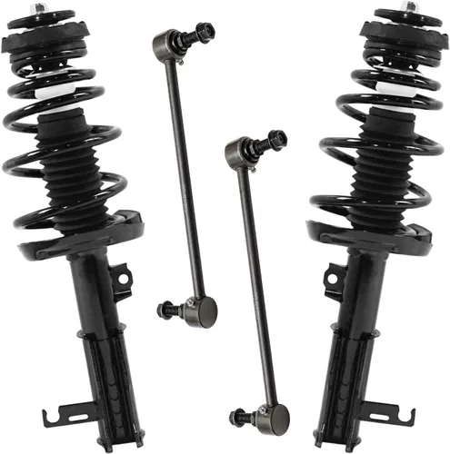 Miniatura 42 de Detroit Axle - Kit de puntales delanteros para Jeep Grand Cherokee 2005-2010 2006-2010 Commander 2007 2008 2009, 2 montajes rápidos de 2 barras
