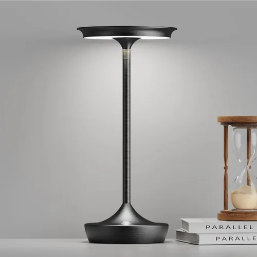 LED Cordless Table Lamps Rechargeable - Outdoor 6000mAh Battery Operated Portable Tables Light 3 Color Stepless Dimming Lamp with Memory Function