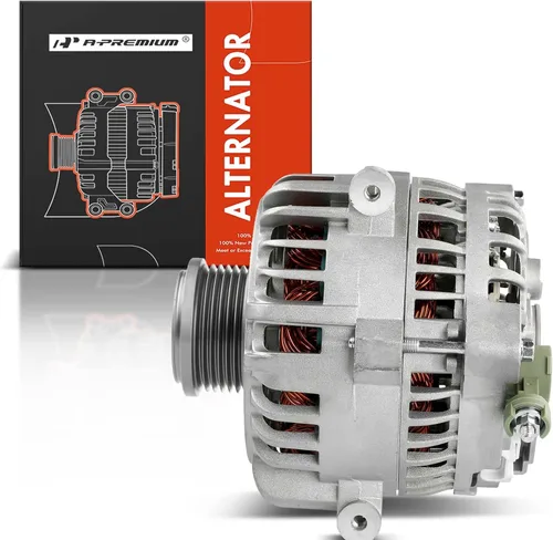 Miniatura 8 de A-Premium Alternador compatible con Ford Expedition 2005-2006 y Lincoln Navigator 2005-2006, V8 5.4L, 135Amp 12V 6-Groove Polea en sentido horario
