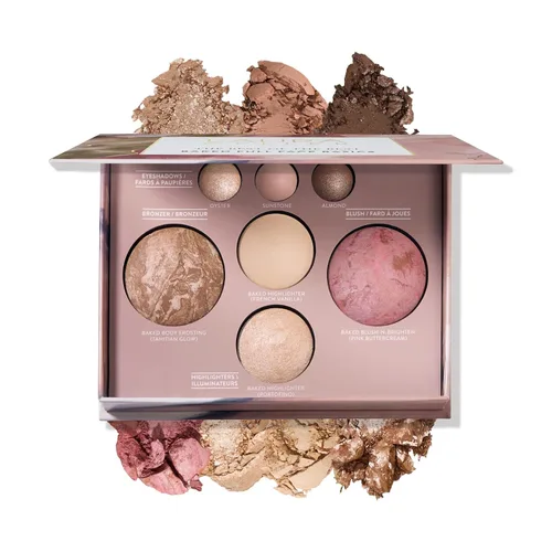 LAURA GELLER NEW YORK Lo Mejor de lo Mejor Paleta Horneada - Tamaño Completo - Incluye Bronceador, Rubor, 2 Iluminadores y 3 Sombras de Ojos - Apto