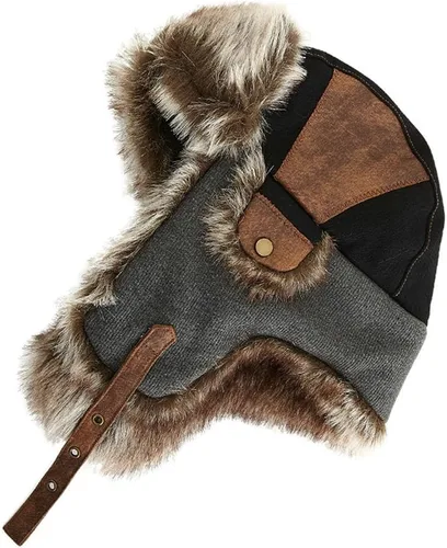 Miniatura 46 de Comhats Gran XL Trapper Trooper Caza Cálido Oído Solapa Rusia Ushanka Invierno Esquí Clima Frío Bombardero Sombreros para Hombres