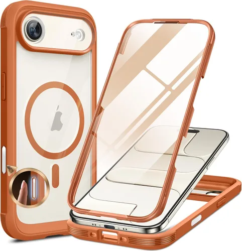 Miniatura 257 de Miracase Funda para iPhone 13 de 6.1 pulgadas, [sin burbujas] funda de teléfono de cuerpo completo con pantalla de vidrio completa integrada, sin