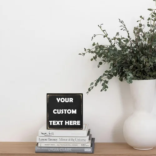 Miniatura 3 de Decoración de escritorio personalizada, regalo de Navidad para amigos, familiares, compañeros de trabajo, añade tu texto, regalo personalizado