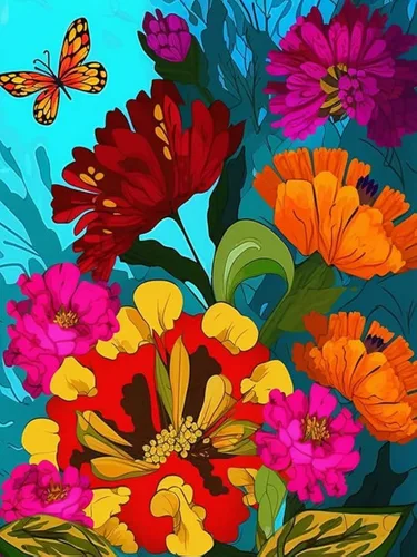 Miniatura 4 de VAIIEYO Pintura acrílica por números para adultos elefante animal, kit de pintura al óleo de bricolaje, lienzo, pintura de dibujo con pinceles
