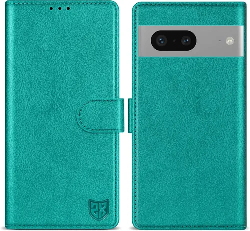 Miniatura 19 de ZZXX Funda tipo cartera para Google Pixel 7 con bloqueo RFID, ranura para tarjetas, función atril, cierre magnético, funda protectora de cuero
