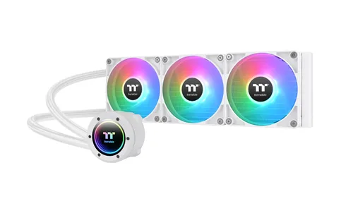 Miniatura 22 de Thermaltake TH420 ARGB Sync All-in-One Liquid Cooler Edición Nieve, AMD(AM5/AM4) Intel(LGA 1700/1200), Radiador de Alta Eficiencia de 420mm, Blanco