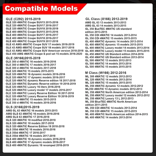 Miniatura 5 de 1669065401 servomotor de freno de estacionamiento de 2 piezas para BenzGL-CLASS (X166) GLE (W166) GLS (X166) Clase M (W166) 2011-2015 Reemplazo #