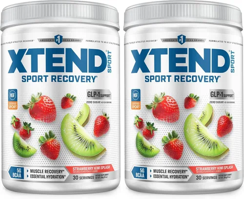 Miniatura 9 de XTEND Sport BCAA Powder Blue Raspberry Ice - Polvo de electrolitos para recuperación e hidratación con aminoácidos - 30 porciones