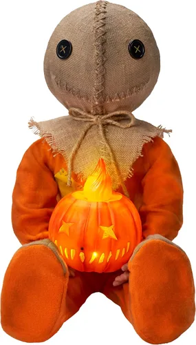 Miniatura 2 de Spirit Halloween Muñeca Sam sentado iluminado - Trick 'r Treat, multicolor