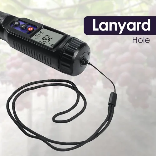 Miniatura 7 de Medidor de pH para alimentos Medidor digital de temperatura EC pH 3 en 1 con ATC, probador de pH de alimentos para verificar fermentación/masa