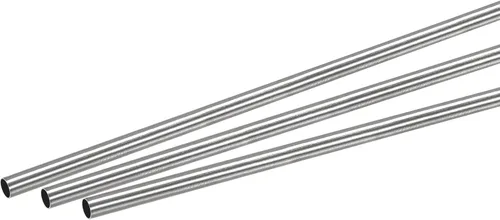Miniatura 28 de uxcell Tubo redondo de acero inoxidable 304 0.197 in OD 0.024 in espesor de pared 9.843 in longitud 3 piezas