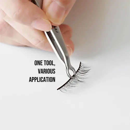 Miniatura 5 de [Hecho a mano de alta calidad] Pinzas para el vello facial de las mujeres – Pinzas de punta redonda, pinzas para cejas, acero inoxidable de grado