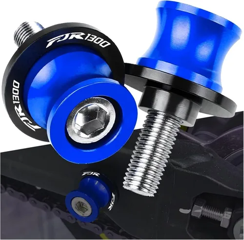 Miniatura 4 de Para Yamaha XJ6 Diversion XJR1300 FJR1300 FJR XJR 1300 6MM Accesorios de motocicleta CNC Carretes de basculante Tornillos de soporte deslizante