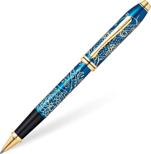 Miniatura 16 de Cross Cross Townsend 2019 - Pluma estilográfica del año del cerdo del zodiaco con detalles chapados en oro de 23 quilates y punta mediana de oro