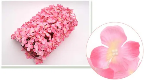 Miniatura 5 de Paneles de pared de flores artificiales, tapete de pared de flores 3D, paneles de flores de seda de 16 x 24 pulgadas, hechos a mano con flores