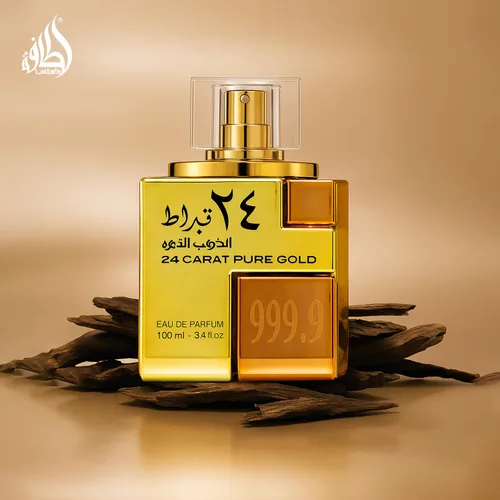 Miniatura 6 de Lattafa Eau De Parfum Spray de Oro Puro de 24 Quilates Unisex 3.4 Oz