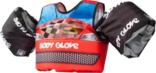 Body Glove 13226H 13226M Paddle Pals Motion Swim Chaleco salvavidas para niños, coche de carreras Race Car