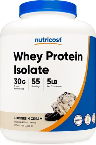 Miniatura 17 de Nutricost Polvo aislado de proteína de suero (vainilla) 2LBS