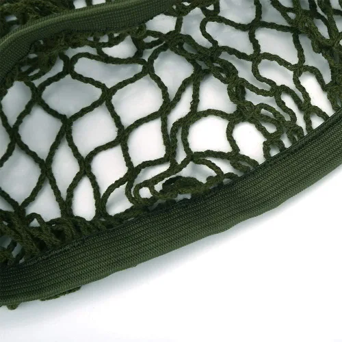 Miniatura 6 de Acogedor Cubierta de red de nailon verde militar, cubierta elástica para casco M1 M35 M88, ligera para caza al aire libre supervivencia en el campo