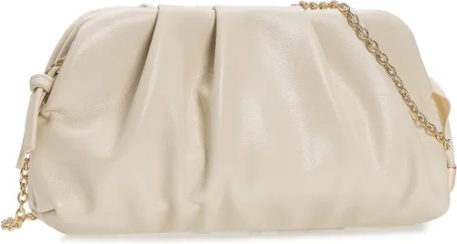 Miniatura 21 de CHARMING TAILOR Bolso tipo sobre elegante de cuero vegano suave con pliegues de PU para mujer