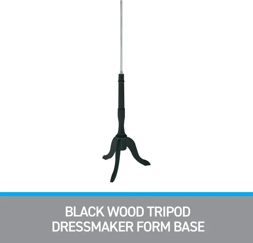 Miniatura 3 de SSWBasics Base de forma de modista de trípode de madera negra