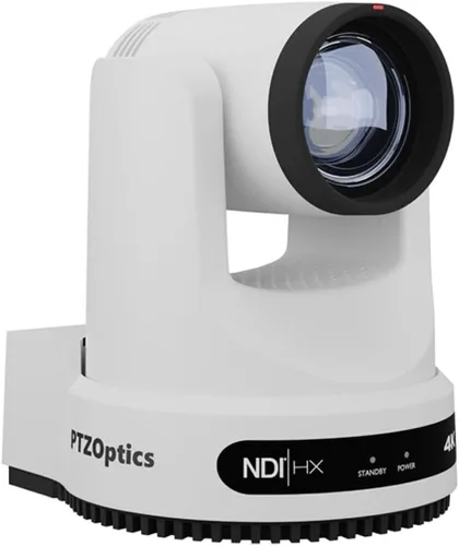 Miniatura 3 de PTZOptics Move 4K 20x Cámara PTZ de seguimiento automático con luz Tally integrada, reducción de ruido 3D y modos avanzados de balance de blancos