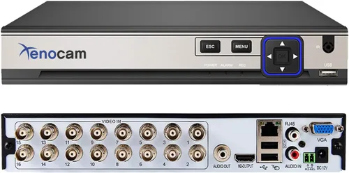 Miniatura 8 de 8 canales 1080N híbrido 5-en-1 AHD DVR (1080P NVR+1080N AHD+960H analógico+TVI+CVI) Sistema de vigilancia de seguridad DVR CCTV independiente 8CH