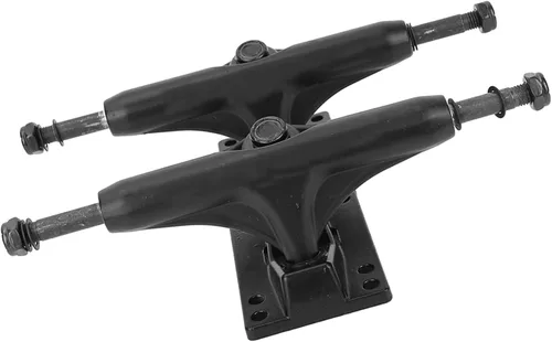 Miniatura 4 de Health Gear - Paquete de 2 camiones de patineta de aleación de aluminio negro de 4 a 8 pulgadas, monopatín de patineta longboard, camiones