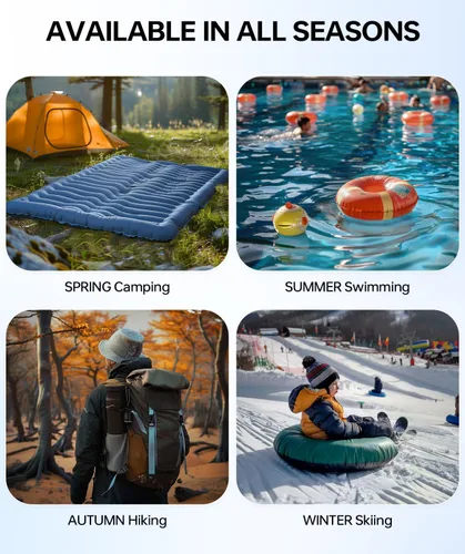 Miniatura 7 de Mini Air Pump for Inflatables, Tiny Electric Air Pump 4.5kPa with Camping Lantern and Magnetic Adsorption,Rechargeable Travel Air Pump for Air