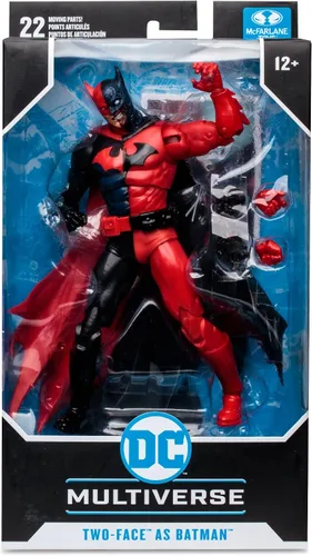 Miniatura 8 de McFarlane Toys - DC Multiverse de dos caras como Batman (Batman: Reborn) Figura de acción de 7 pulgadas