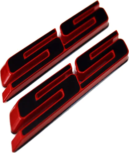 Miniatura 6 de Calcomanía de emblema interior para maletero lateral de parrilla azul cromado con adhesivo para Chevrolet Chevy Camaro Impala Malibu Holden azul