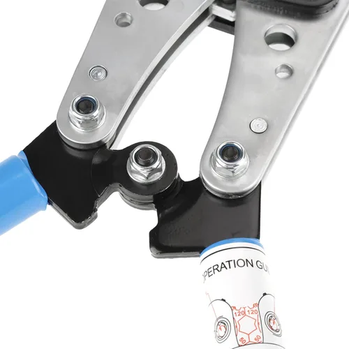 Miniatura 2 de Crimpado de mano de rotación de 180 grados, HX-50B Plug Wire Crimping, para cable terminal de cobre y aluminio que prensa herramientas de mejoras