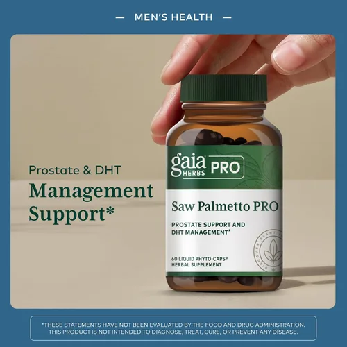 Miniatura 3 de GAIA HERBS PRO Saw Palmetto PRO - Suplemento saludable de apoyo para la glándula prostática* - Suplemento de hierbas con palma enana americana