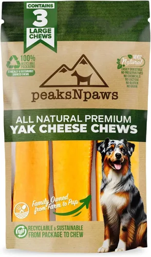 Miniatura 9 de peaksNpaws Yak Cheese - Masticables para perros del Himalaya, con alto contenido de proteínas, golosinas naturales para perros pequeños, sin