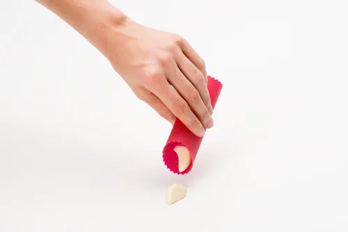 Miniatura 4 de Zyliss, prensa para ajo grande, Pelador de ajos, Rojo