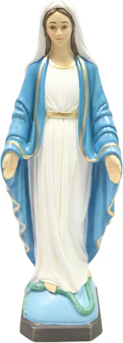 Vittoria Collection Estatua católica italiana de Nuestra Señora de Gracia, Virgen María, Virgen María, Virgen y Madonna, estatua católica italiana,