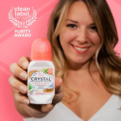 Miniatura 4 de Crystal Desodorant Essence Roll-On 2.25oz Coconut Vanilla (paquete de 3)