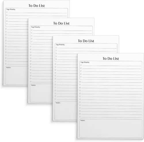 Miniatura 6 de Better Office Products Bloc de notas de lista de tareas pendientes, 8.5 x 11 pulgadas, bloc de notas de planificación, 50 hojas, organizador diario