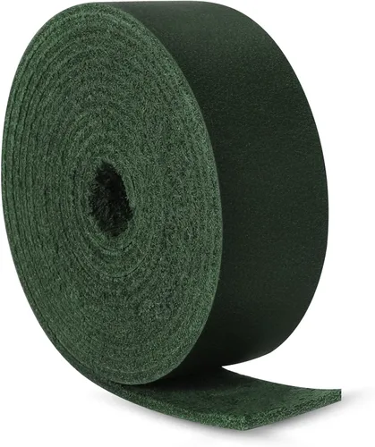 Miniatura 29 de Ringsun Tiras de cuero negro planas de 2 pulgadas de ancho para manualidades, tiras de cuero de grano completo, cordón de cuero para manualidades