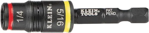 Miniatura 2 de Klein Tools 32931 Juego de llaves de impacto SAE 3 en 1, 1 enchufe abatible con tamaños de destornillador de tuerca de 1/4 y 5/16 y soporte